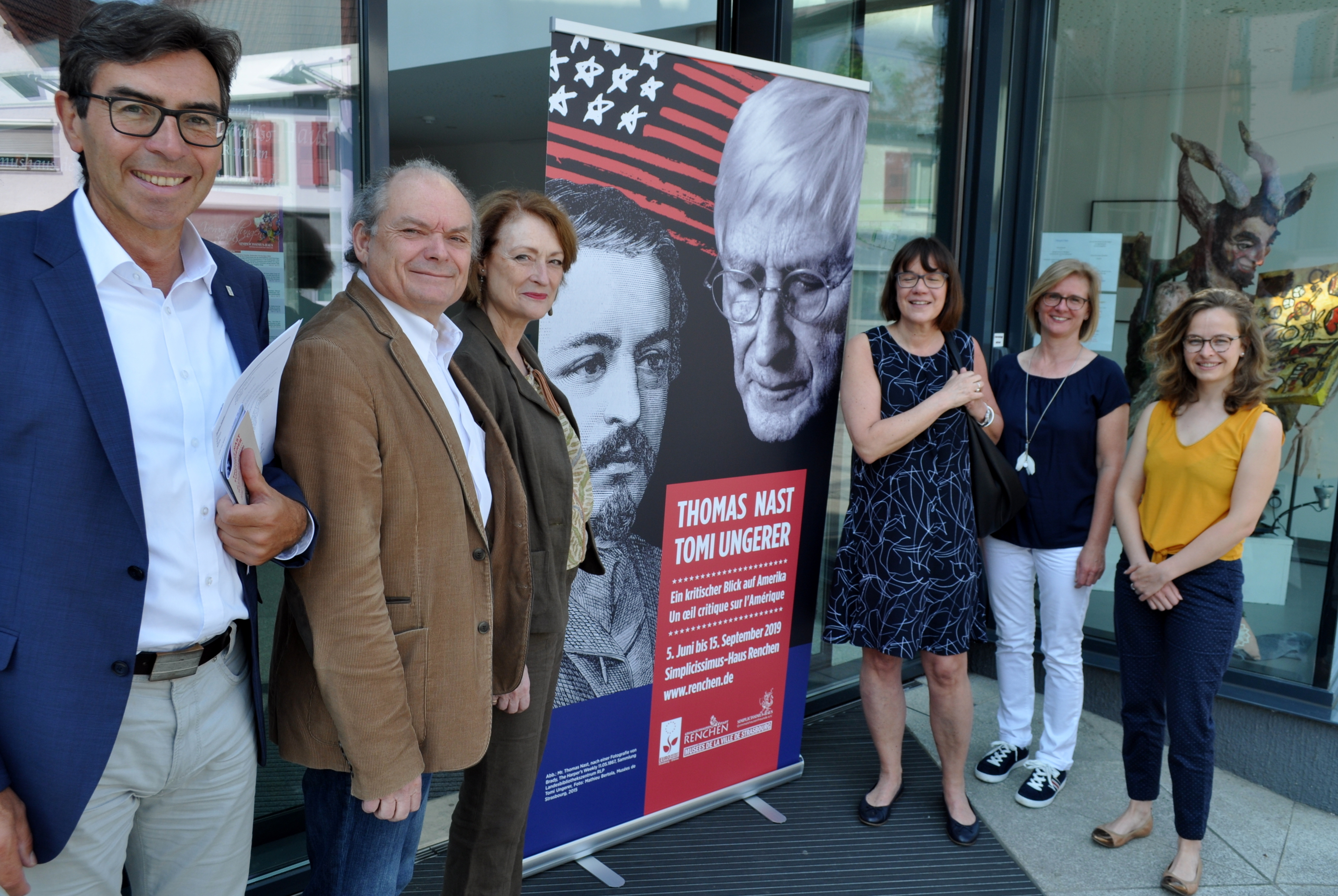 Bernd Siefermann (v. l.), Michael Schmidt, Dr. Thérèse Willer, Christine Kohl-Langer, Sabine Berger und Julia Wyssling