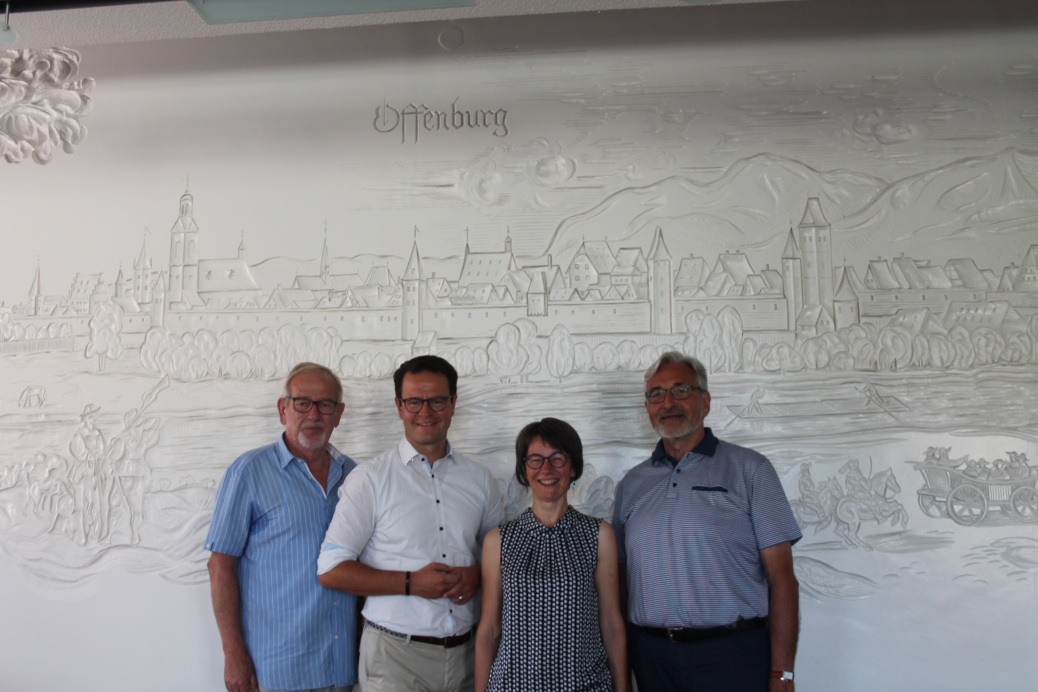 Armin Fink (v. l.), Marco Steffens, Barbara Roth und Bernhard Schneider vom Vorstand der Bürgerstiftung St. Andreas