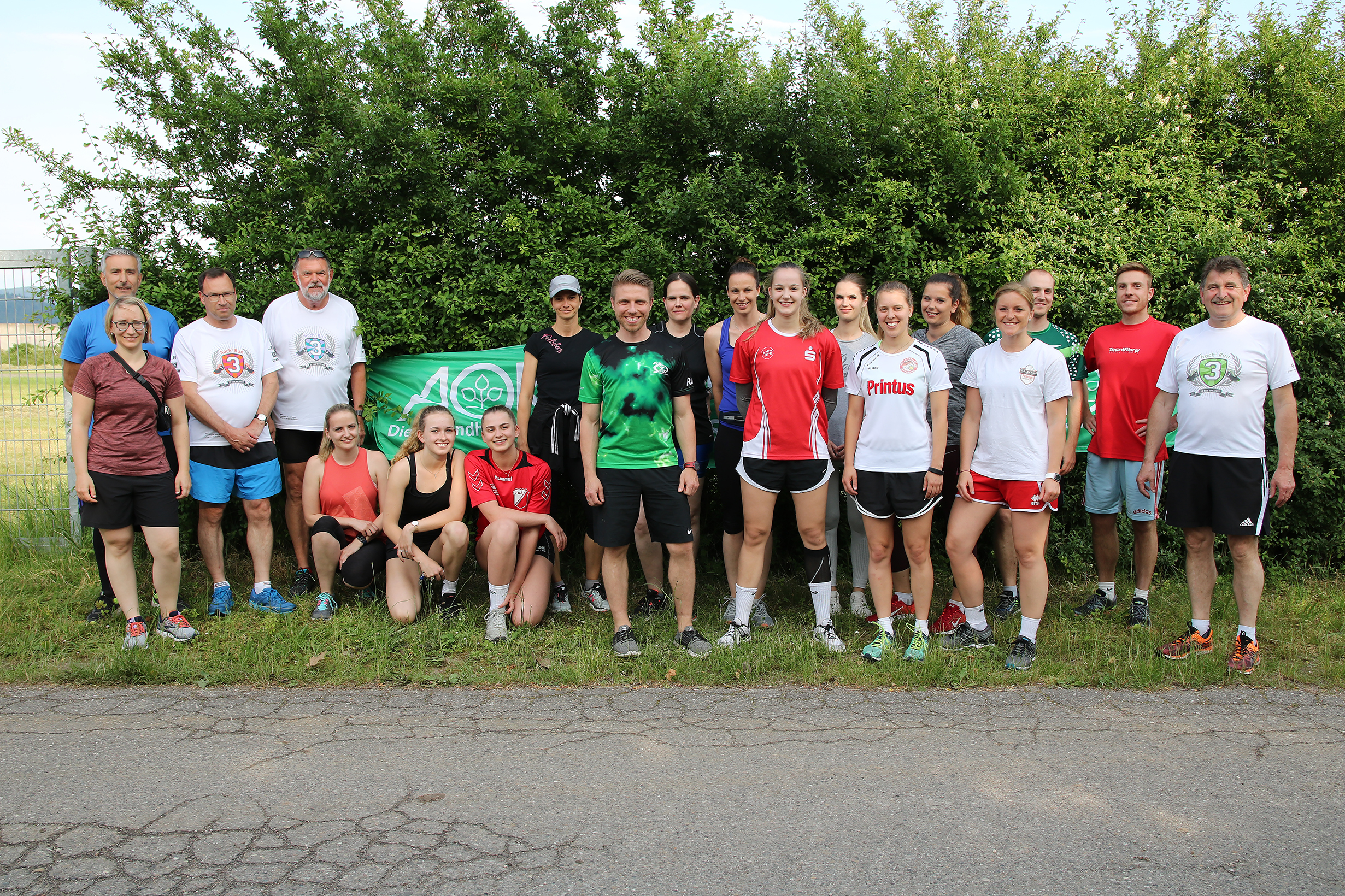 Am 28. Juni startet der 15. Hoch3-Firmenlauf: Die ersten Vorbereitungstraingseinheiten haben bereits stattgefunden.