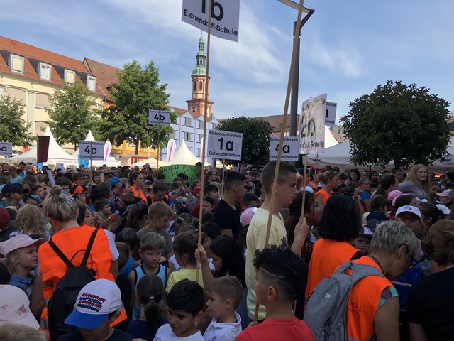 Zwölf Schulen waren mit vor Ort. | Foto: gro