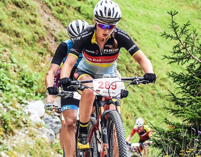 Clarissa Mai gewinnt den M3 Montafon Marathon. | Foto: Sportfotograf