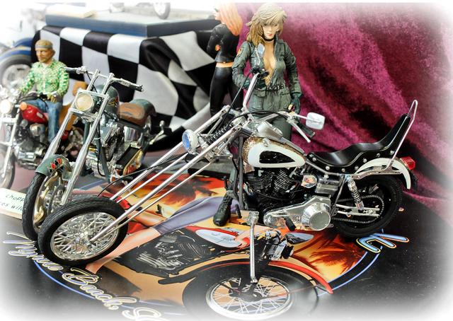 Heiße Öfen und scharfe Bräute, präsentiert hier der Modellfreund seine Werke. | Foto: Alfred Schramm