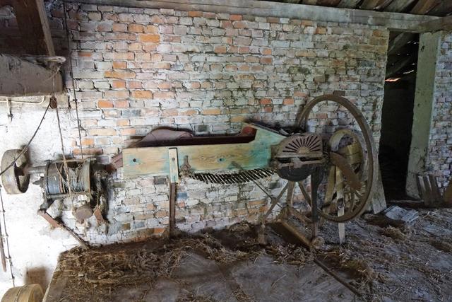 Diese Maschine wurde vor Jahrzehnten durch die Firma Kaufmann &amp; Bensinger verkauft und durch Zufall vor kurzem auf einem Heuboden in Neumühl entdeckt.  | Foto: Stadt Kehl