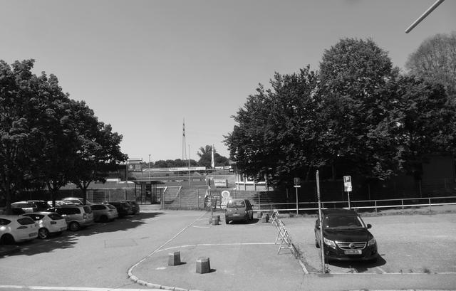 Wenig ansehlich in der Machbarkeitsstudie: der Eingangsbereich vor dem Karl-Heitz-Stadion | Foto: Stadt Offenburg