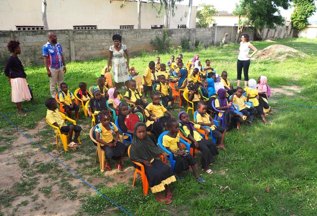 Klassenzimmer im Freien