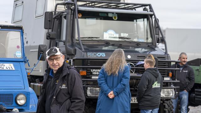 zwei Unimog die als Wohnmobil umgebaut sind haben teilgenommen | Foto: Gerhard Große