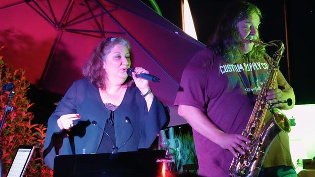 Cécile Solin, Gunnar Sommer und Manuel Fast in der Jazz Cantine | Foto: Gerd Birsner