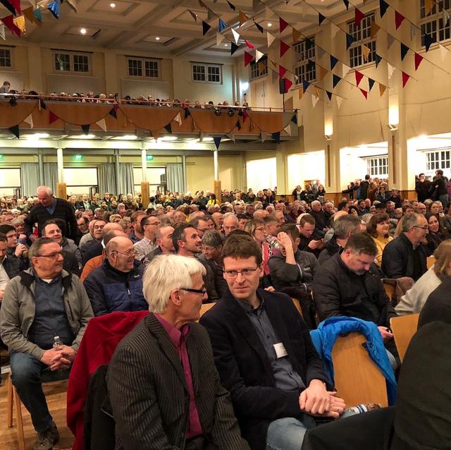 Infoveranstaltung zur B33-Umfahrung in der Stadthalle Haslach | Foto: Glaser