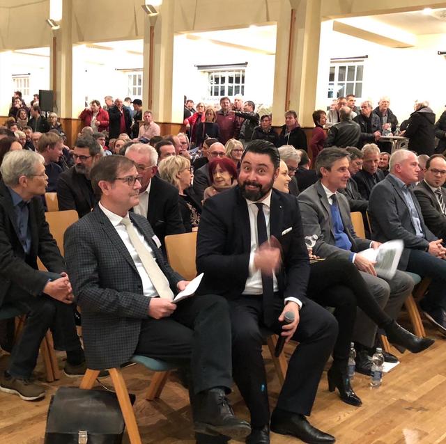 Infoveranstaltung zur B33-Umfahrung in der Stadthalle Haslach | Foto: Glaser