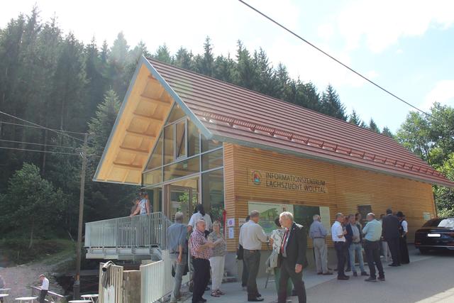 Das Informationszentrum Lachszucht Wolftal. | Foto: sch