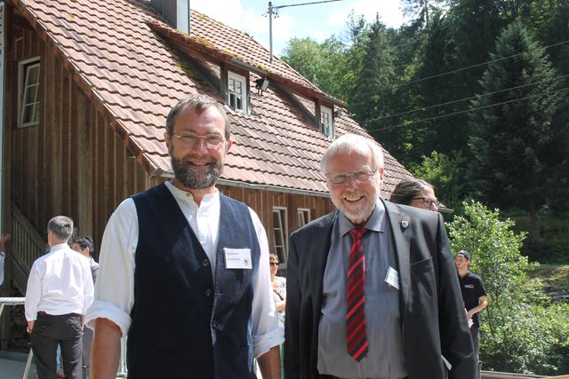Ingo Kramer, Geschäftsführer Landesfischereiverband Baden-Württemberg e.V. (links) und Jürgen Kath, Vizepräsident Landesfischereiverband Baden-Württemberg e.V.. | Foto: sch