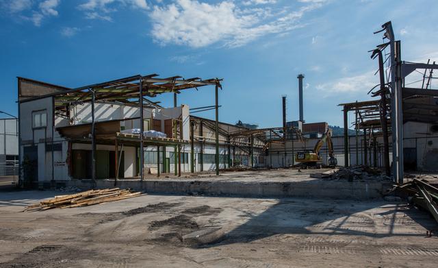 Die Hallen werden zurückgebaut. | Foto: Stadt Gengenbach