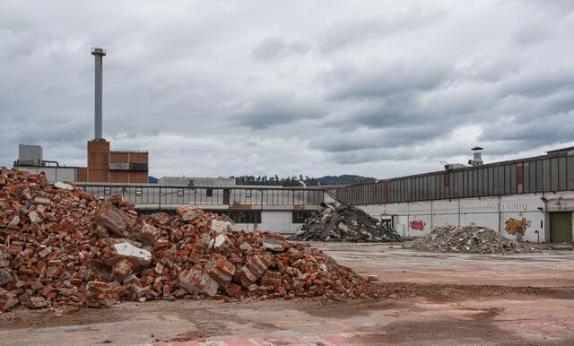 Berge von Baumaterialien wurden angehäuft. | Foto: Stadt Gengenbach