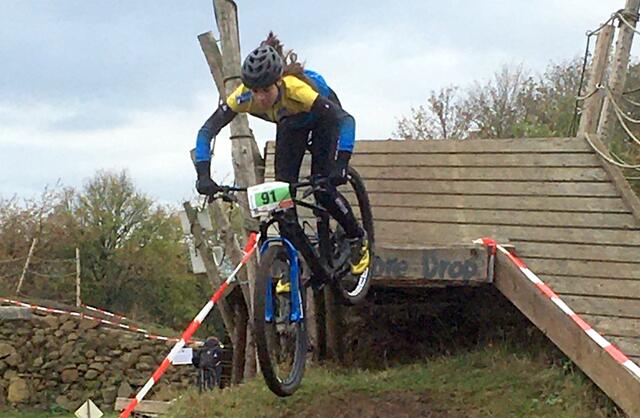 Madeleine Klink verfehlte bei der MTB-DM nur knapp die Top-Ten,