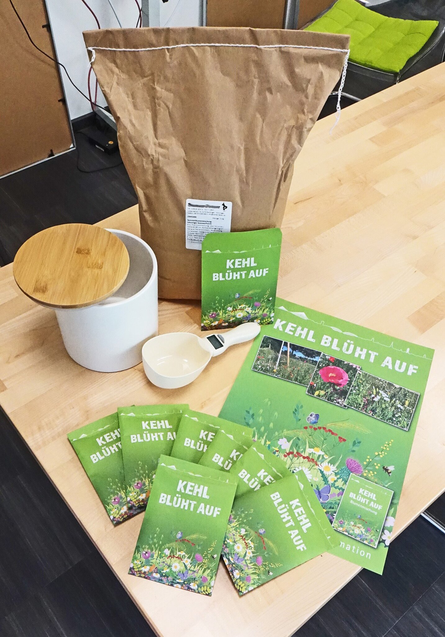 „Kehl blüht auf" Saatmischungen für farbenfrohe Gärten bei Tourist