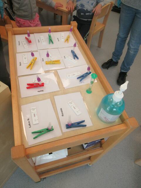 Farbenspiel für die Kindertests