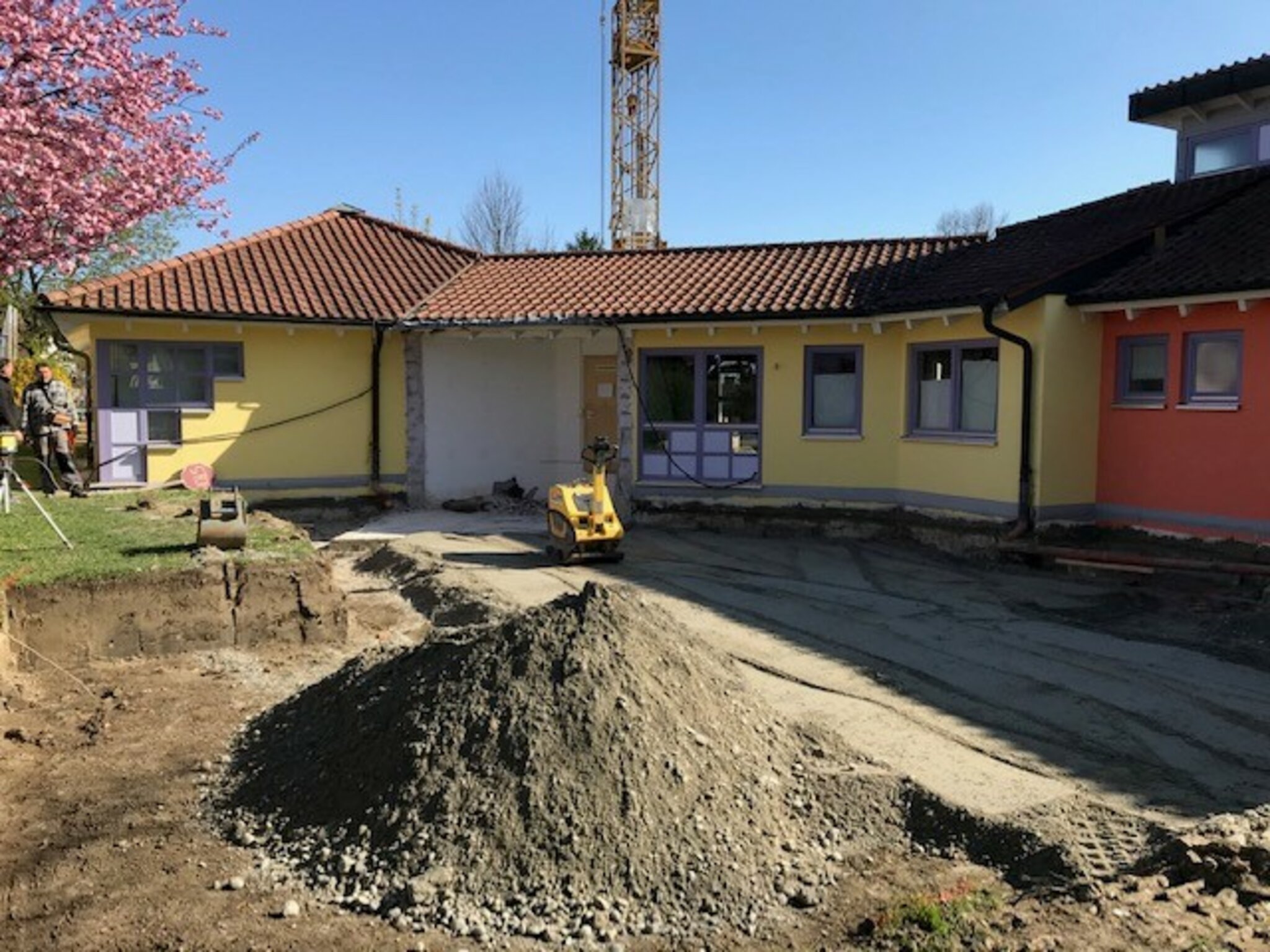 Start der Bauarbeiten: Mehr Platz im Kindergarten "Kuckucksnest" - Neuried