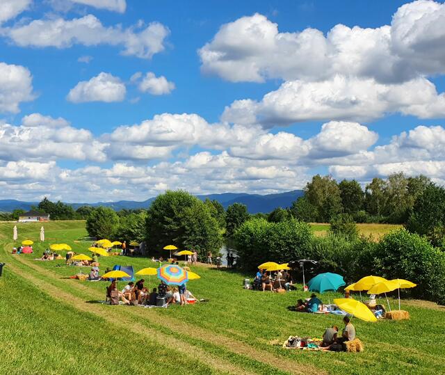 Das Picknick an der Kinzig vom vergangenen Jahr