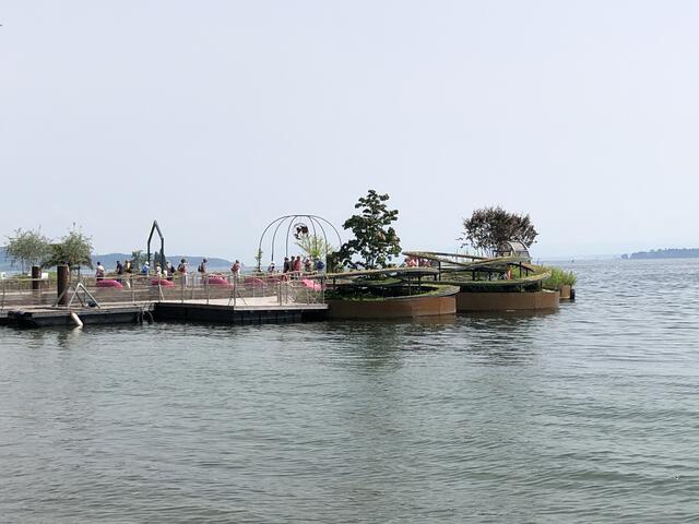 In Überlingen wurden schwimmende Gärten geschaffen. | Foto: Florian Würth/Stadt Offenburg