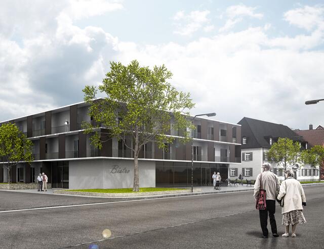So könnte das neue Gesundheitszentrum am Ende einmal aussehen. | Foto: Caruso Architekten