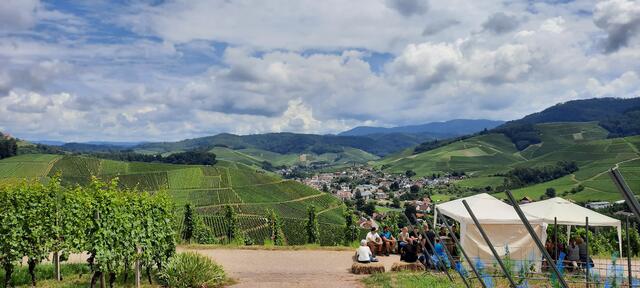 Eine Stationen war bei Andreas Laible am Plauelrain. | Foto: Tourist-Info Durbach