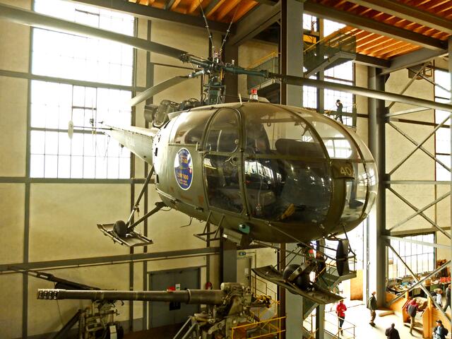 Die Alouette III der Schweizer Luftwaffe. Sie wurde/wird für den Rettungsdienst eingesetzt. | Foto: Alfred Schramm