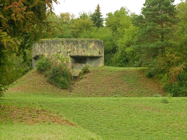 Geschüzrbunker 1 des Artilleriewerk Reuenthal.  | Foto: Alfred Schramm