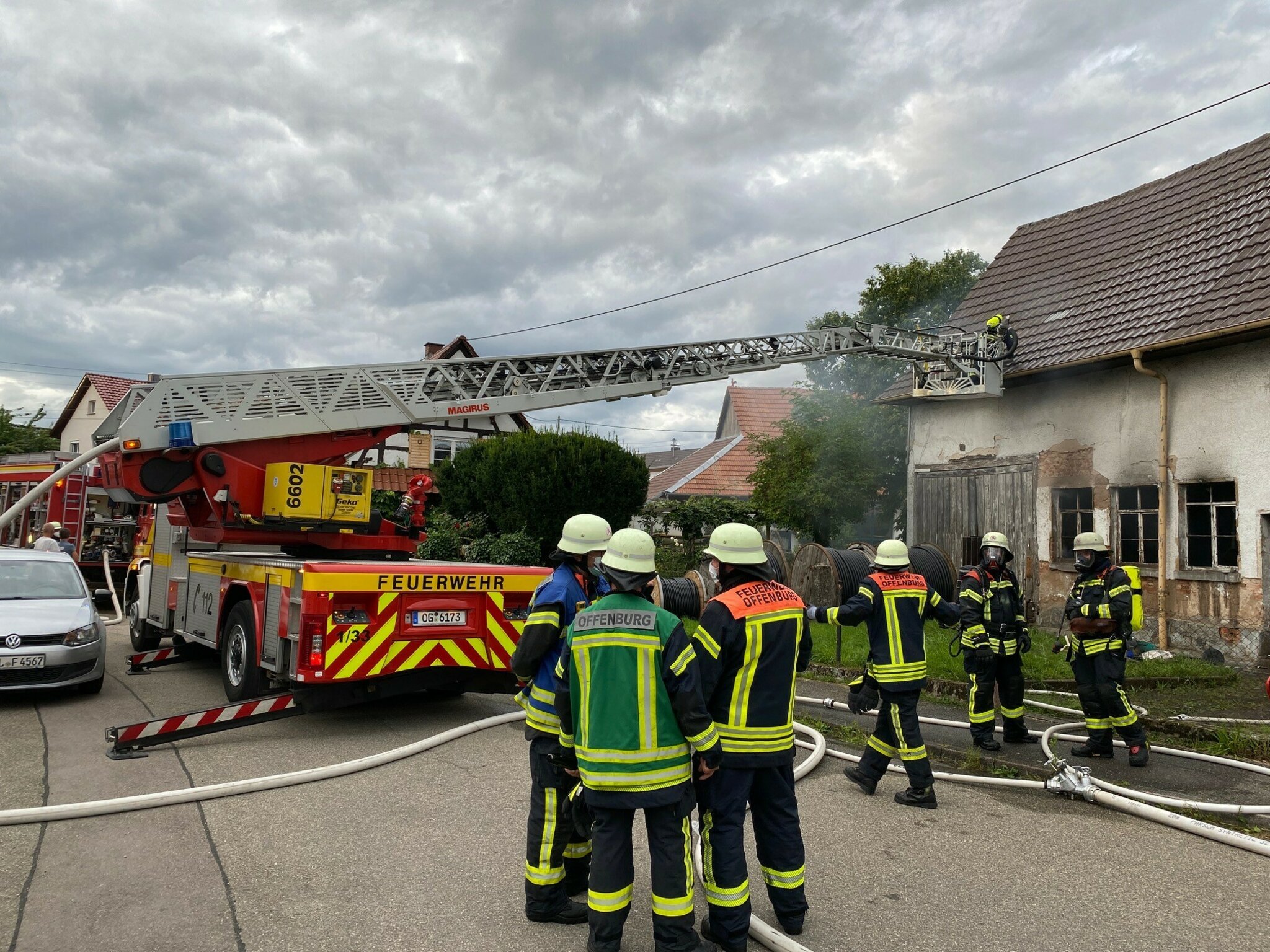 Brand in Griesheimer Bauernhaus Jugendlicher gibt Tatbeteiligung zu