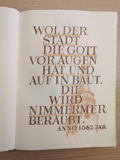 Ein Teil des Vorworts des Goldenen Buchs | Foto: Stadt Gengenbach