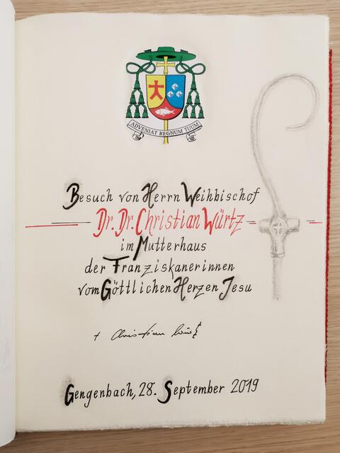 Der vorerst letzte Eintrag ist aus dem Jahr 2019 | Foto: Stadt Gengenbach
