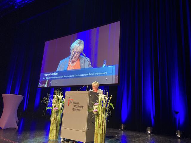 Ministerin Theresia Bauer hielt die Festrede. | Foto: gro