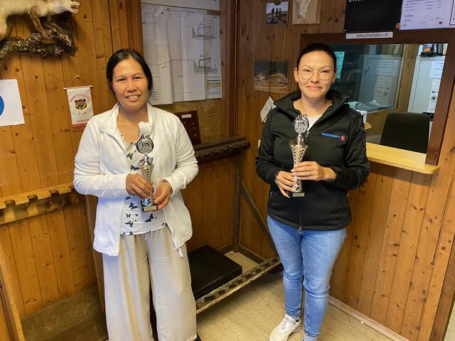 Schützenkönigin Linda Pereira (r.) neben Pranee Donotek | Foto: Schützenverein Haslach