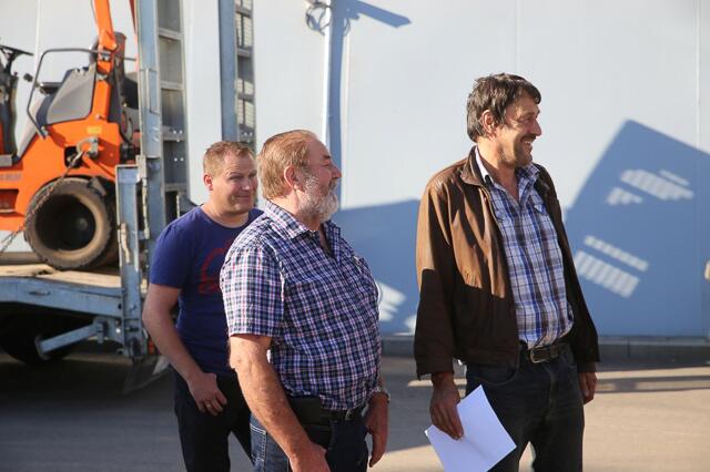 Wilhelm Schmieder (Mitte, Organisator) | Foto: (c) Gerhard Grosse &amp; Werner Burkard