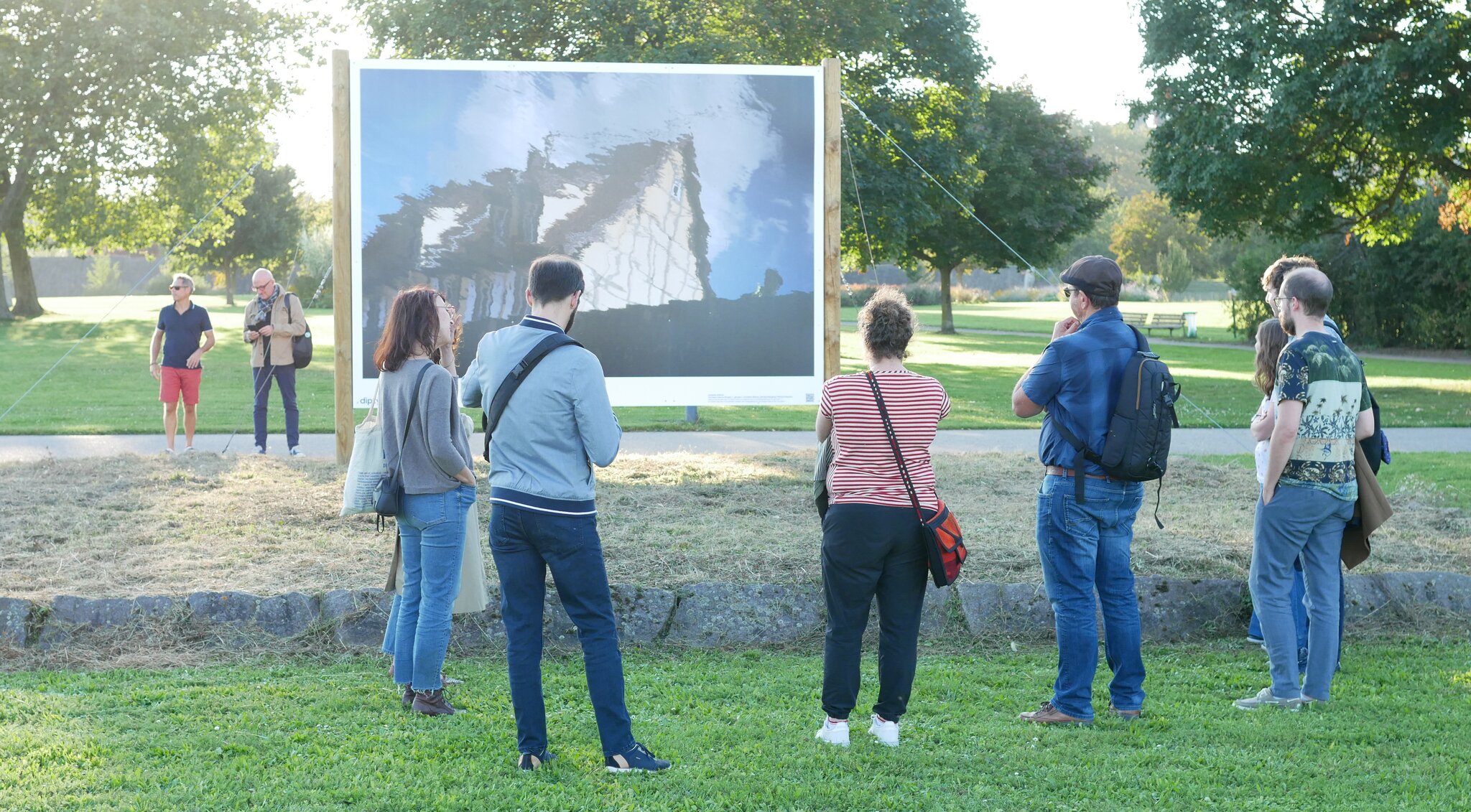 Ausstellung übern Rhein im Garten der zwei Ufer Fotografische Dialoge