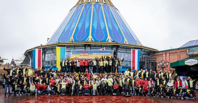 Rund 160 Olympioniken und Paralympioniken treffen sich erstmals gemeinsam im Europa-Park. | Foto: Europa-Park