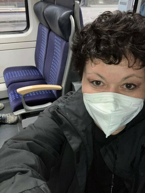 Die erste Etappe ist geschafft. In der S-Bahn nach Heidelberg gibt es noch jede Menge freie Sitzplätze. | Foto: ag