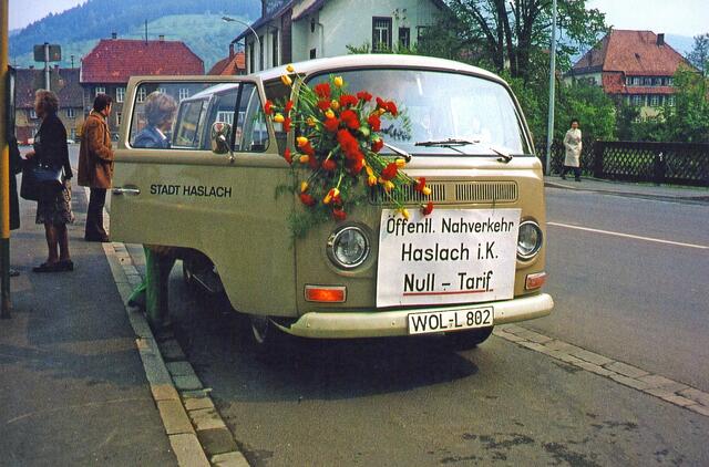 Eine Momentaufnahme der Hausfrauenlinie Mitte der 70er-Jahre | Foto: Stadtarchiv Haslach