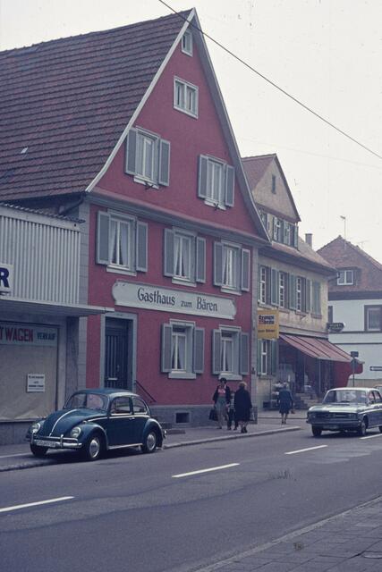 Hauptstraße mit Gasthaus "Zum Bären", Oberkirch | Foto: Stadtarchiv Oberkirch/Friedrich Erdrich