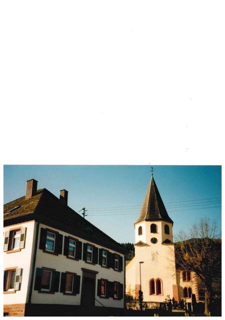 Die katholische Kirche St. Mauritius des Ortsteils Prinzbach Ende der 90er-Jahre | Foto: Gemeinde Biberach