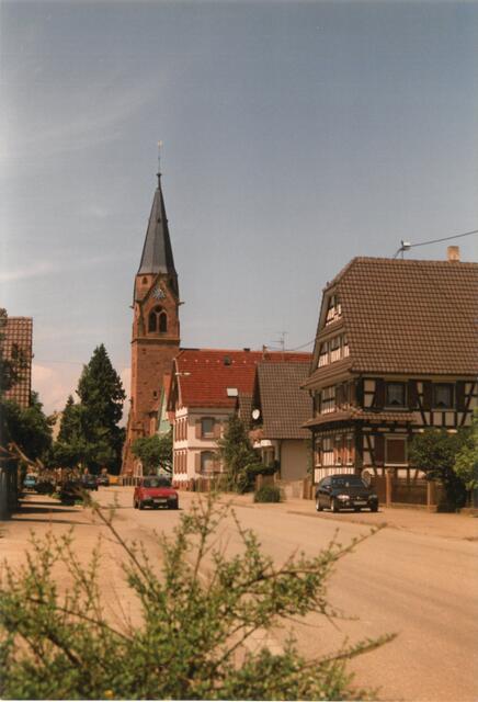 Die evangelische Kirche Nonnenweier vor 25 Jahren | Foto: Gemeinde Schwanau