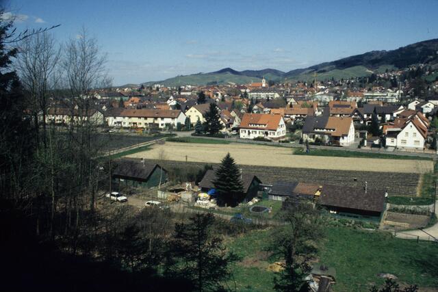 Einst der Blick auf die Heimkehrerstraße - heute auf die Trasse der B28-Umfahrung Oberkirch/Lautenbach | Foto: Stadtarchiv Oberkirch/Klaus Bentrup