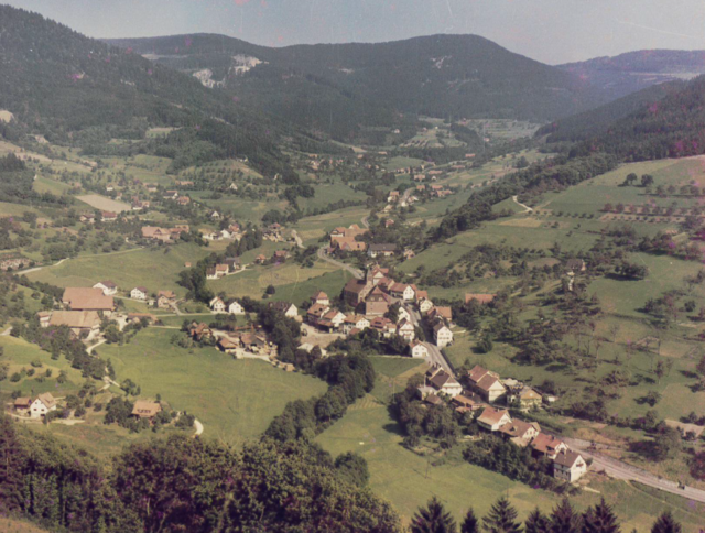 Blick auf Seebach im Jahr 1972 | Foto: Archivfoto Gemeinde Seebach