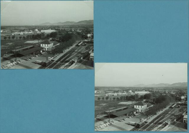 Luftansicht des Acherner Bahnhofs mit seinen Gleisen | Foto: Manfred Eckstein