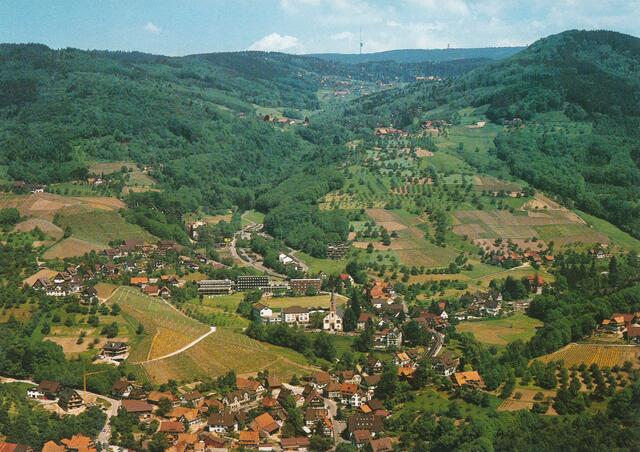 Luftaufnahme von Sasbachwalden aus den 70er-Jahren | Foto: Gemeinde Sasbachwalden