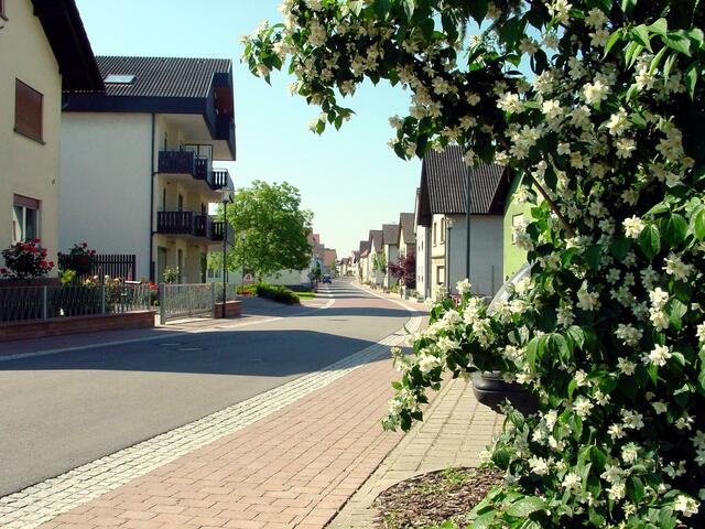 Blick auf die Hauptstraße in Appenweier-Urloffen 1997 | Foto: Siegfried Spengler