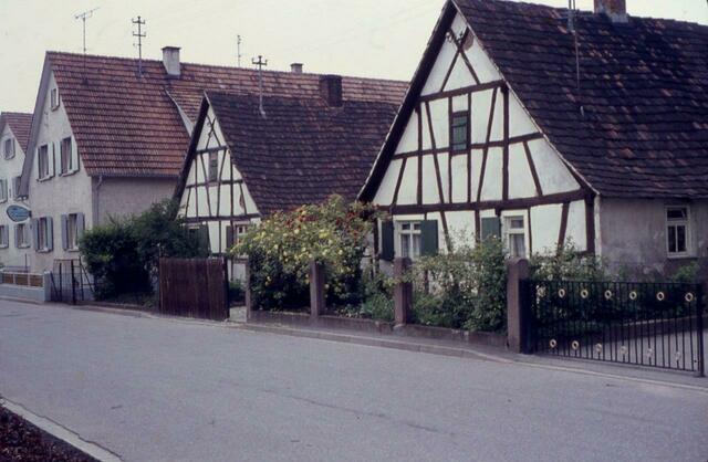 Die Wilhelmstraße in Schutterwald in den 70er-Jahren | Foto: Helmut Peter