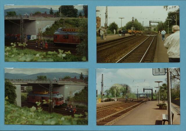 Gleisarbeiten auf der Acherner Bahnstrecke | Foto: Schädlich geschickt von Manfred Eckstein