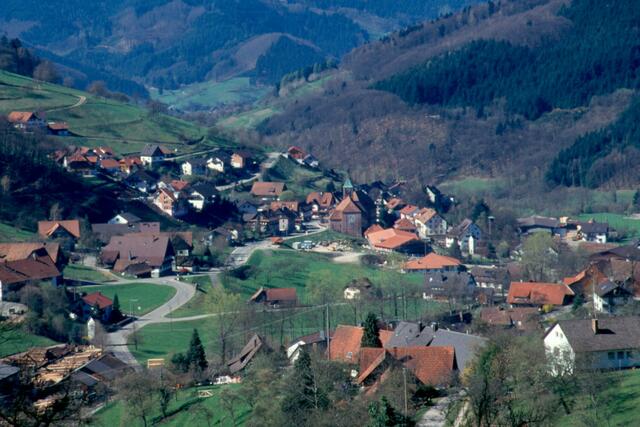 Die Ortsansicht von Seebach im Jahr 1997 | Foto: Archivfoto Gemeinde Seebach