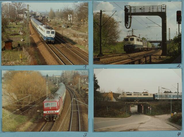 Eine Kollage von Zügen bei Achern | Foto: Manfred Eckstein