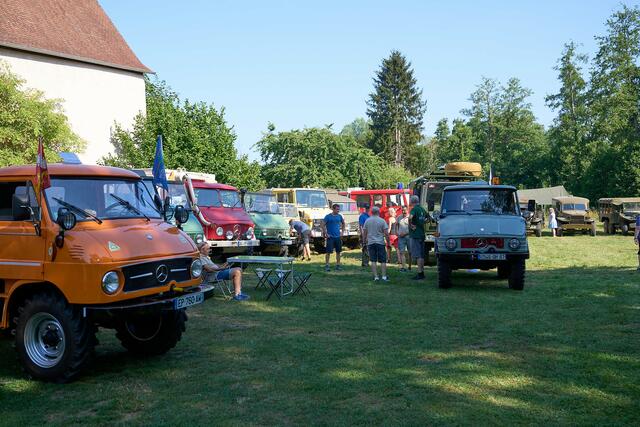 auf dem Schloßplatz in Woerth (Frankreich) | Foto: (c) Gerhard Große